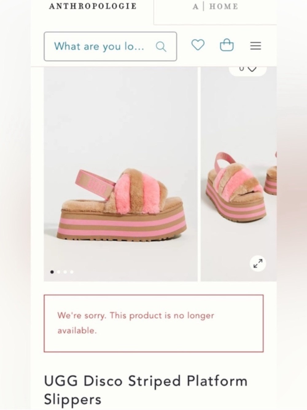 UGG Slip-On Platform Shearling Mules 9.5-10 Sandals Slides Anthropologie - Picture 12 of 13